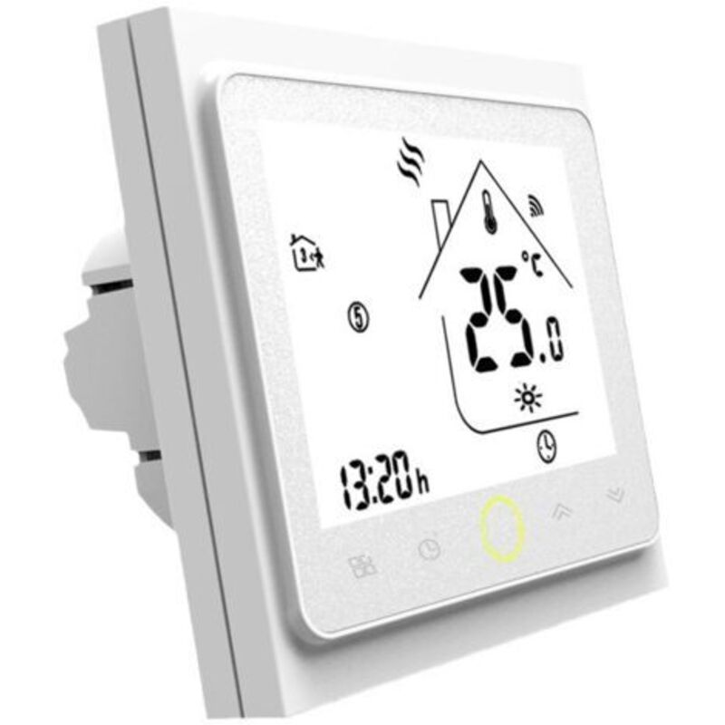Intelligenter Schalter für Fußbodenheizung, WLAN-Thermostat, Temperaturregler für elektrische Fußbodenheizung, kompatibel mit Amazon Alexa, Google