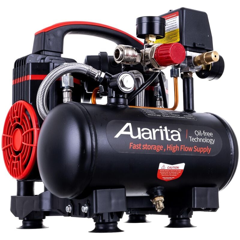 Auarita 900w 3l Ölfreier Kompressor Zwei-Zylinder-Leise Kompressor