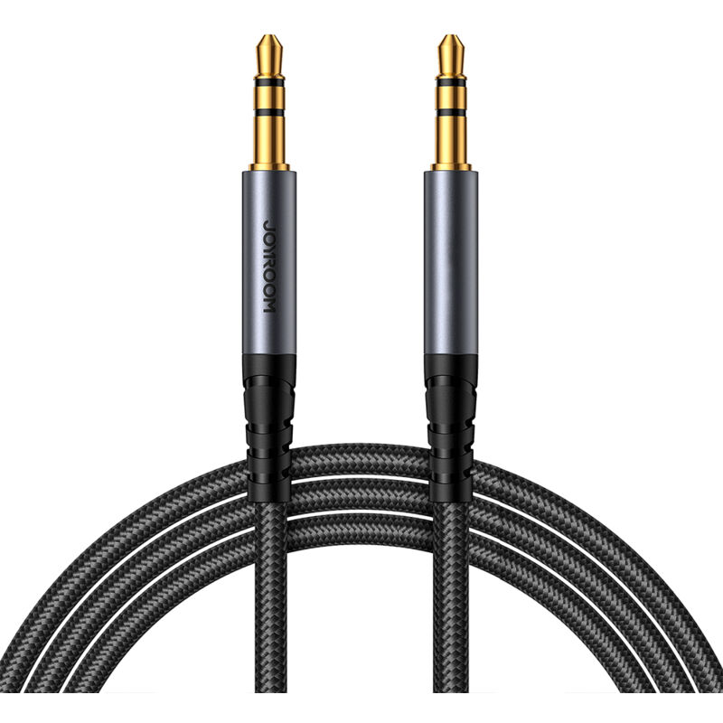 Joyroom Stereo-Audiokabel AUX 3,5 mm Miniklinke 1,2 m schwarz (SY-A08) AUX-Audio-Kabel
