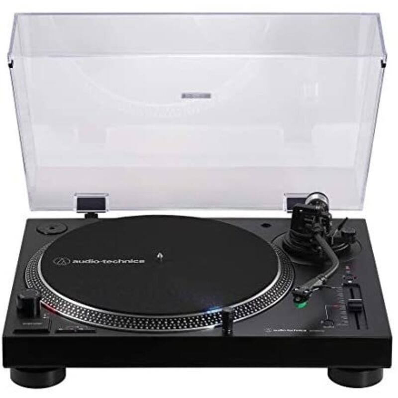 Caliber Audio Technology - Audio-Technica AT-LP120xBTUSB Direktantriebs-Plattenspieler, (Bluetooth & usb), Schwarz