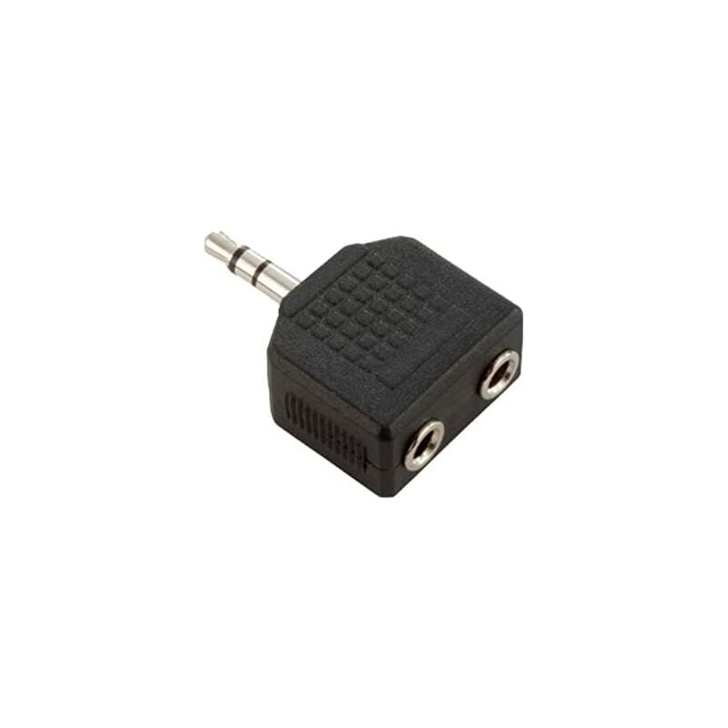 Audiokabel - Dédoubleur Jack 3.5 mm stéréo - Adaptateur Jack 3.5 mm mâle stéréo / 2x Jack 3.5 mm femelles stéréo