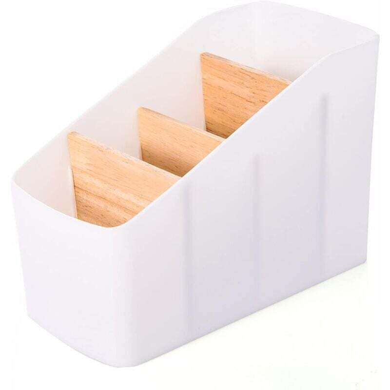 Aufbewahrungsbox aus Holz für den Schreibtisch, Mehrzweck-Organizer für Bürobedarf, Aufbewahrung für Schreibwaren