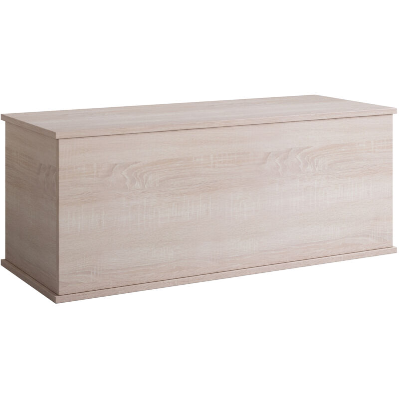 Muebles Bonitos - Aufbewahrungstruhe Spielzeugstruhe Sitztruhe Kiste Aufbewahrungsbox Lagerkiste Auflagenbox 100x40x40cm Modell Ariel Sonoma Matt