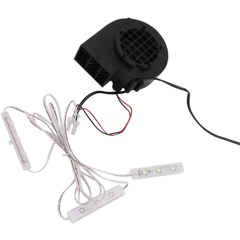 Eosnow - Schlauchboote Luftgebläse Weihnachtsfestpumpe mit 3 weißen led -Glühbirnen -Sets für Urlaubsdekorationen im Freien eu -Stecker 220‑240V