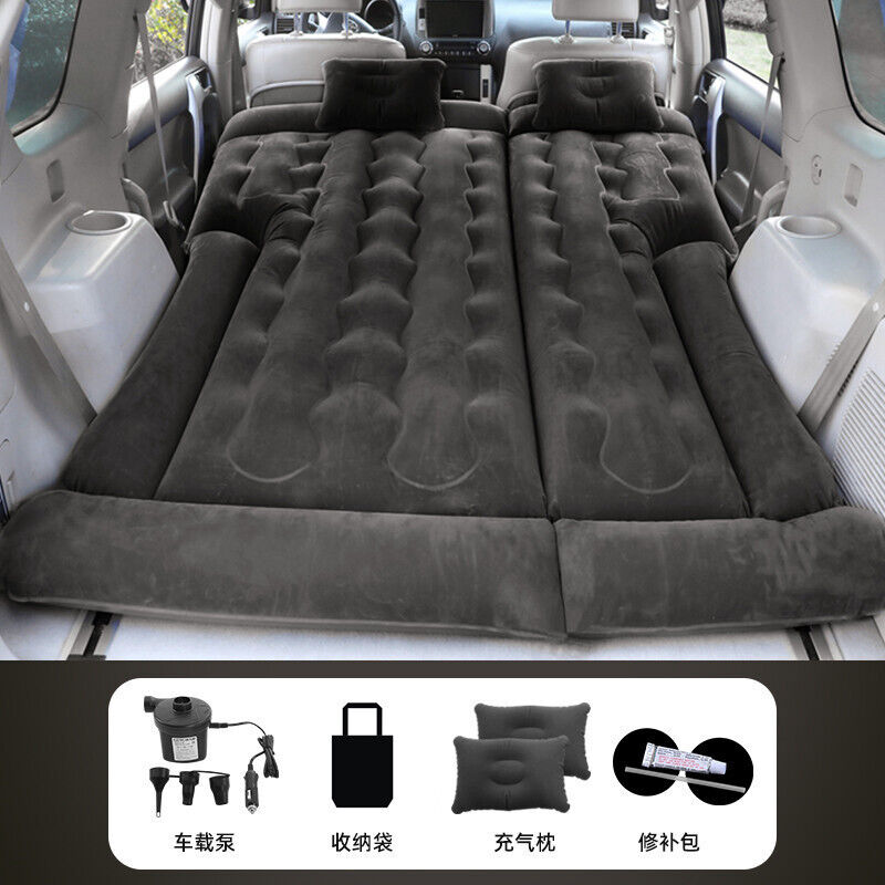 Aufblasbare Matratze, Luftbett für Autoreisen, aufblasbares Kissen, multifunktionale Autositze mit Luftpumpe und Kissen für SUVs, Picknicks, Reisen,