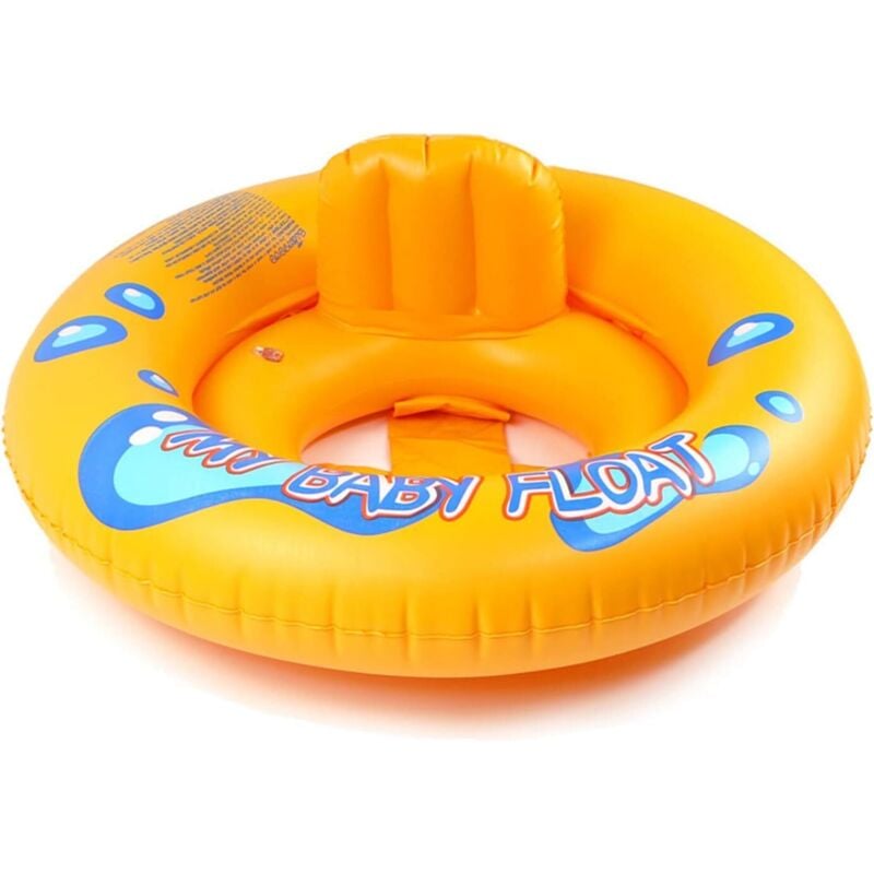 Aufblasbarer Baby-Schwimmring mit sicherem Sitz, aufblasbarer Baby-Schwimmring, Baby-Schwimmring, doppelschichtiger runder Schwimmring für Kinder im