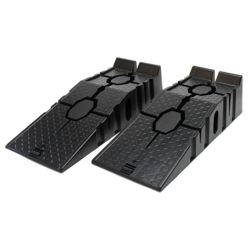 Wiltec - Auffahrrampe 2er Set Schwerlast Rampe bis 2,5 Tonnen KFZ-Auffahrt Plattform Hebebühne