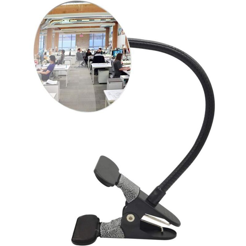 Aufsteckbarer Sicherheitsspiegel, konvexer Sicherheitsspiegel für die persönliche Sicherheit und die Sicherheit im Büro, Rückfahrkameras oder überall