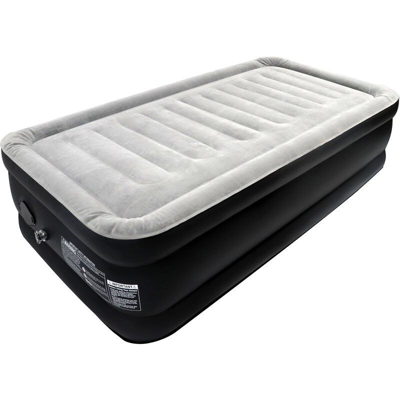 AUFUN Luftbett Selbstaufblasend, Aufblasbare Matratze Gästebett mit Integrierter Elektrischer Pumpe 300KG MAX, 187 x 90 x 46cm