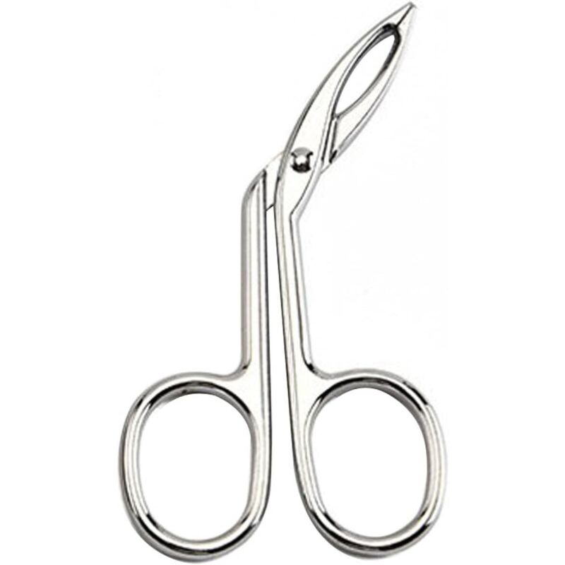 Augenbrauentrimmer in Scherenform, Epilierer für Nase und Ohren mit flacher Spitze, Präzisionstrimmer für die Körperpflege