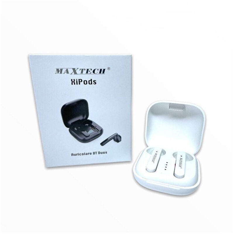 Trade Shop Traesio - Trade Shop - auriculars bluetooth duos xi pods BT5.0 350MAH cuffia pro smartphon T6 AU-BT014 -