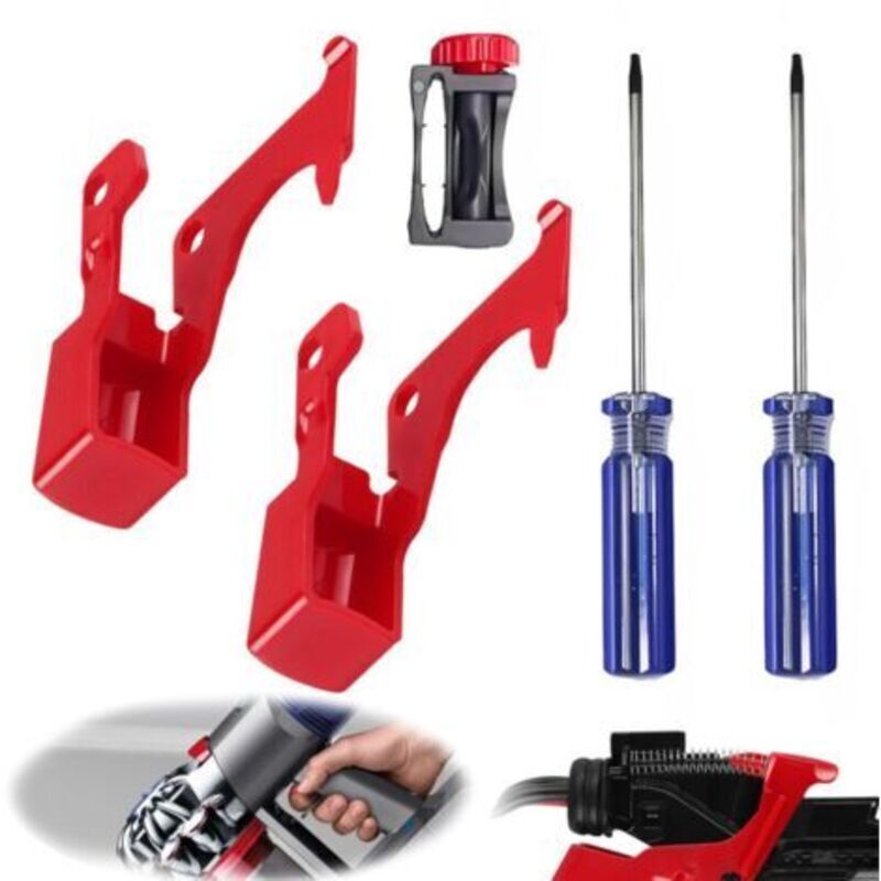 Auslöser für Dyson V11 V10 Tastenschalter, Dyson V10 roter Knopf, Dyson Staubsauger-Reparaturwerkzeug, inklusive 2 Schaltern, 1 Schalterhalter und 2