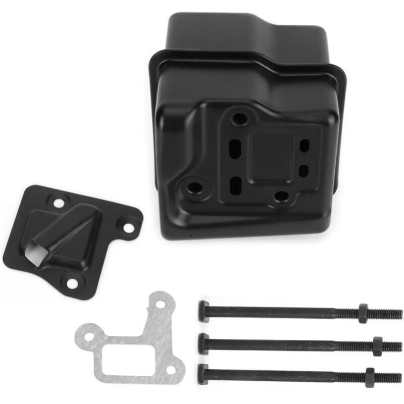 Auspuffschalldämpfer, hochharter Eisen-Auspuffschalldämpfer Ersatz für MS310 MS290 MS390 029 039 Kettensäge für Kettensäge