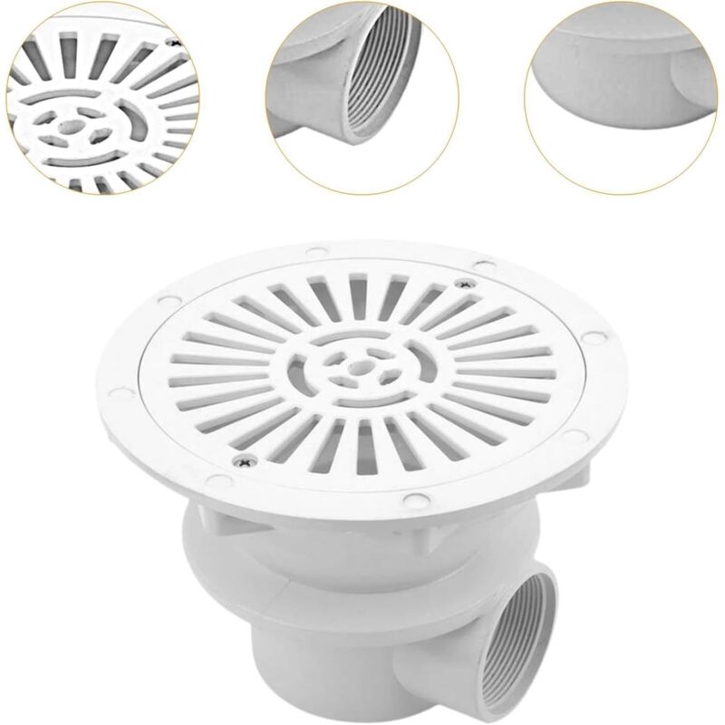 Austausch der Hauptablaufabdeckung des Pools, professionelle Reparatur, einfach zu installierender Bodenablauf des Pools