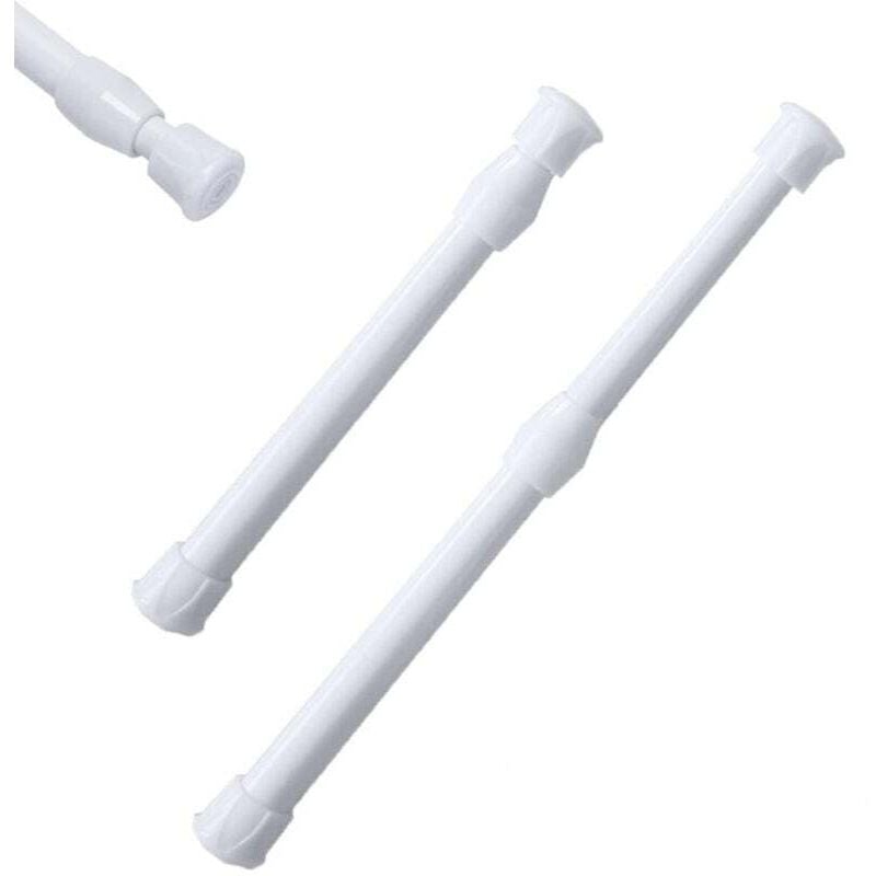 Ausziehbare Teleskop-Spannstange für Gardinen, einfach zu montieren - ideal für Dusche, Badewanne oder Kleiderschrank (30-50 cm) -