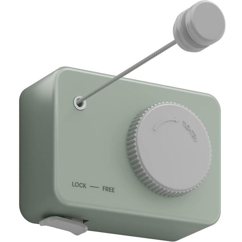 Ausziehbarer Wäscheständer, robuster Wäscheständer für den Innen- und Außenbereich, Wandmontage, einfach aufzuhängender Wäscheständer