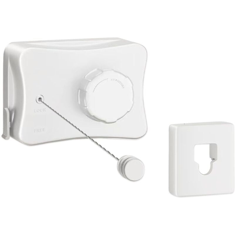 Ausziehbarer Wäscheständer, wandmontierter Wäscheständer für den Innenbereich, geeignet zum Aufhängen von nasser und trockener Wäsche, robuster