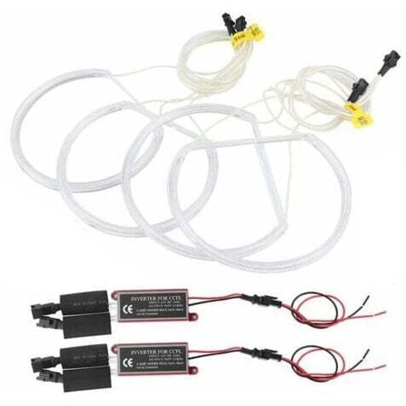 Auto-Angel-Eye-Licht-Set, weißes ccfl, Angel-Eye-Halo, hohe Intensität, helles Licht, passend für bmw E46