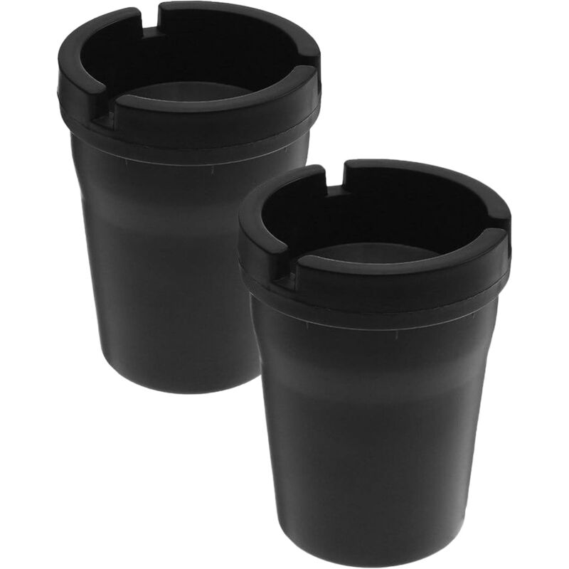 Auto-Aschenbecher, Kunststoff-Becherhalter-Aschenbecher, Outdoor-Aschenbecher, Aschenbecher mit Deckel, Autozubehör, Passend für die meisten Pkw, Lkw