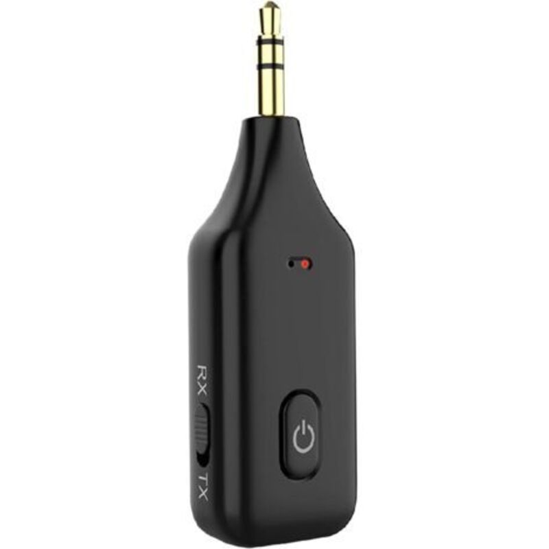Auto-Bluetooth-Adapter Aux 3,5 mm Klinke, Bluetooth V5.1 RX TX Sender Empfänger Freisprecheinrichtung, Bluetooth-Sender für Stereoanlage, PC, TV,