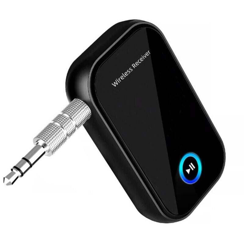 Auto-Bluetooth-Adapter, BT5.0-Auto-Bluetooth-Empfänger, Freisprecheinrichtung, Aux-Bluetooth-Audioempfänger, 3,5-mm-Audiobuchse für