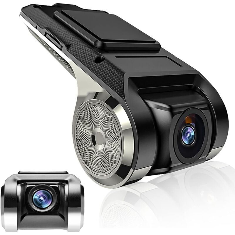 Auto Dash Kamera HD Mini DVR Auto Kamera Recorder 140° Betrachtungswinkel, G-Sensor, GPS Smart ADAS Driving Recorder USB Auto DVR für Android