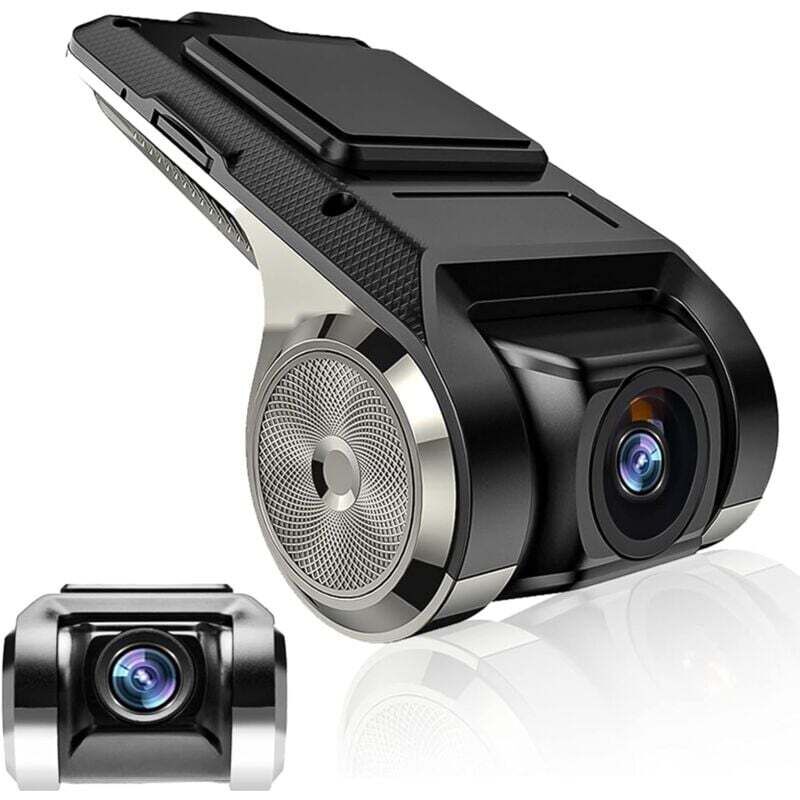 Auto-Dashcam, HD-Mini-DVR-Recorder, Autokamera, 140° Betrachtungswinkel, G-Sensor, Smart GPS ADAS-Fahrtenrecorder, USB-Auto-DVR für