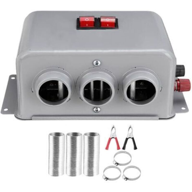 Auto Heizung 12V 800W Winter Heizung Kompakte Auto Heizung 3 Luftauslässe 2 Geschwindigkeitsstufen Schalter
