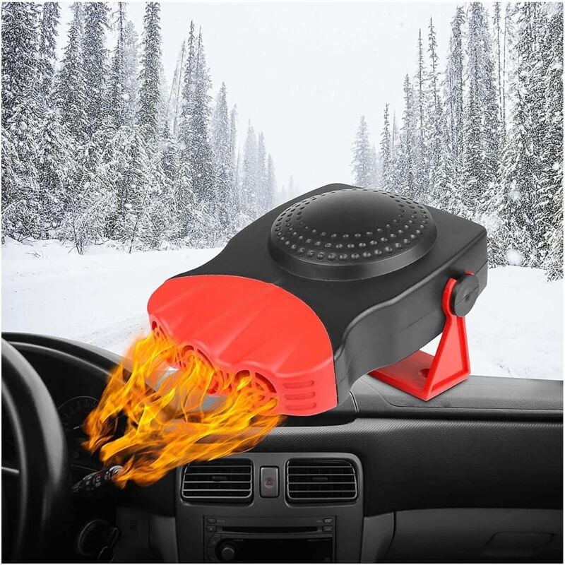 Aiperq - Auto-Heizung, Auto-Heizlüfter, 2-in-1-Schnell-Auto-Heizungs-Defroster, 150 w, 12 v, tragbare elektronische Auto-Heizung,