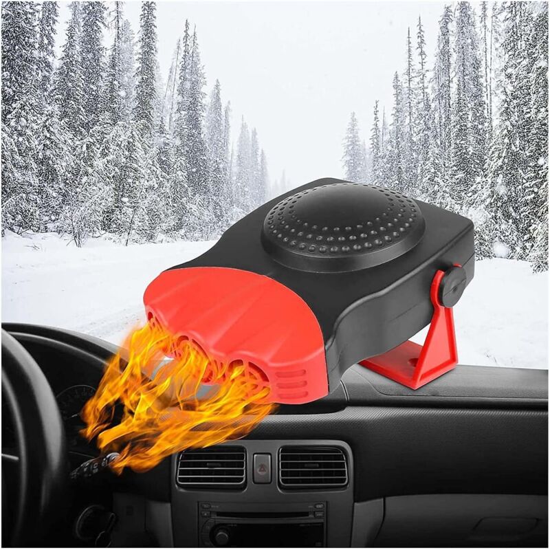 Aiperq - Auto-Heizung, Auto-Heizlüfter, 2-in-1-Schnell-Auto-Heizungs-Defroster, 150 w, 12 v, tragbare elektronische Auto-Heizung,