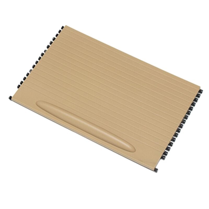 Tlily - Auto-Konsolen-GeträNkehalter-Rollo-Abdeckung, Verkleidung, Konsolen-Rollo für 2003-2010 7L5862531 (Beige)
