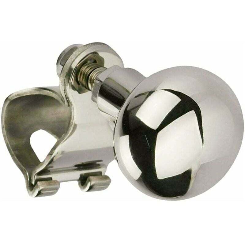 GABRIELLE Edelstahl-Auto-Lenkradkugel, Auto-Lenkradkugel, Universal-Auto-Lenkrad-Booster-Knopfgriff, Lenkrad-Booster-Kugelknopf für Lenkrad,