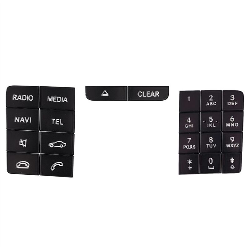 Auto Mittelkonsole CD Panel Multimedia Button Aufkleber für W218 2014-2017 GLA X156 2013-2016
