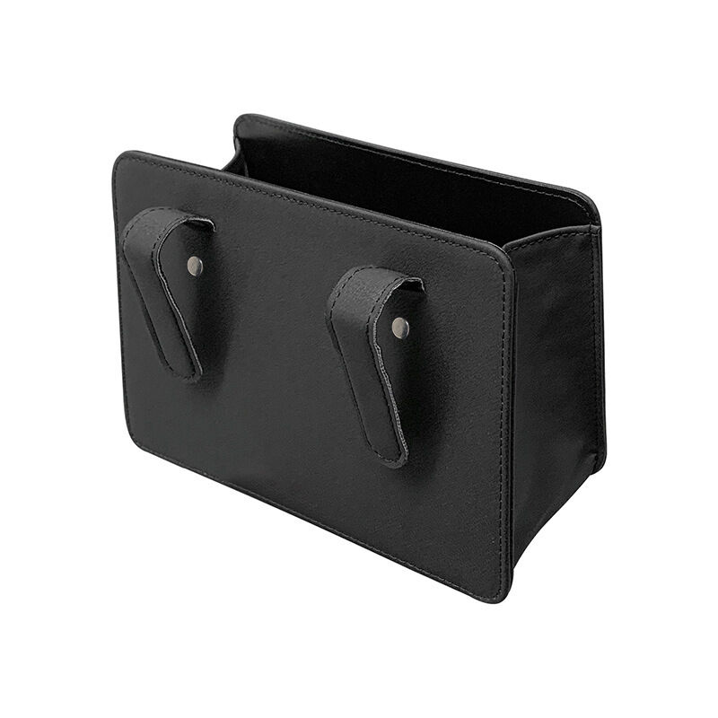 Auto Mülleimer Mehrzweck Auto Kofferraum Organizer Hängender Auto Müllbehälter Hochwertiges Wasserdichter PU-Leder Auto-Mülleimer für Auto/SUV/Truck,