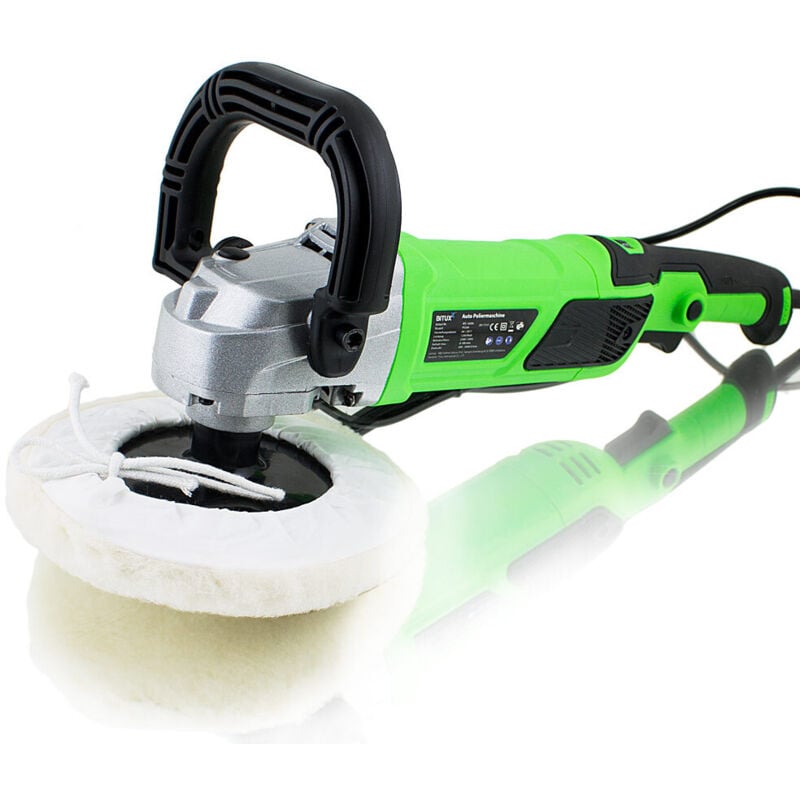 Auto Polierset Poliermaschine 1200W Polierer Nanopolitur Lackpolitur Set 6 1200W Maschine und großes Zubehör inklusive Nano Politur