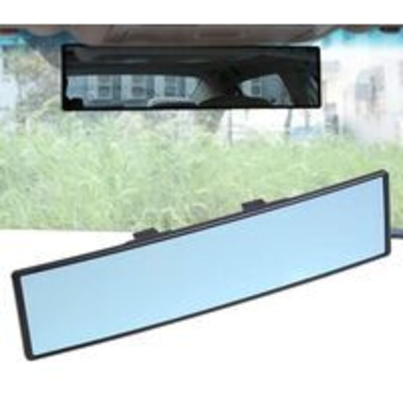 Auto-Rückspiegel, blendfrei, Auto-Panorama-Innenspiegel, blau, Auto-Panorama-Innenspiegel mit Winkelverstellung, Weitwinkel-Auto-Universal-Innenraum