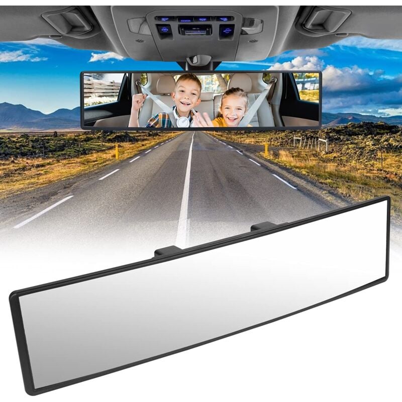 Auto-Rückspiegel, universeller Auto-Innen-Rückspiegel, Ersatz-Panorama, Weitwinkel-Rückspiegel, Auto-Innenraum, Auto-Anti-Glare-Rückspiegel, 300 x 7