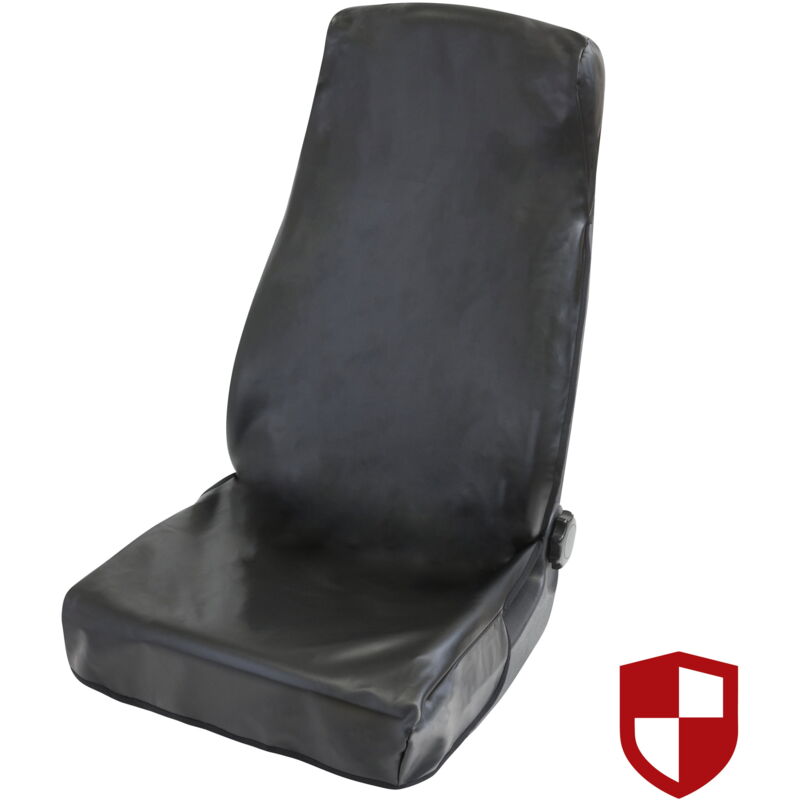 Walser - Auto-Sitzschoner Clean Tony, PKW-Schutzunterlage Vordersitz, Werkstatt-Schonbezug aus Kunstleder