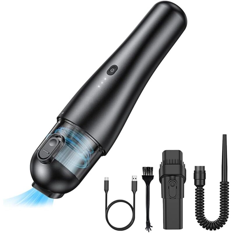 Auto-Staubsauger, kabelloser Handstaubsauger, Mini-Tischstaubsauger, 3-in-1-Auto-Staubsauger, Dreifachfilter, Arbeitszeit 25 Minuten, für