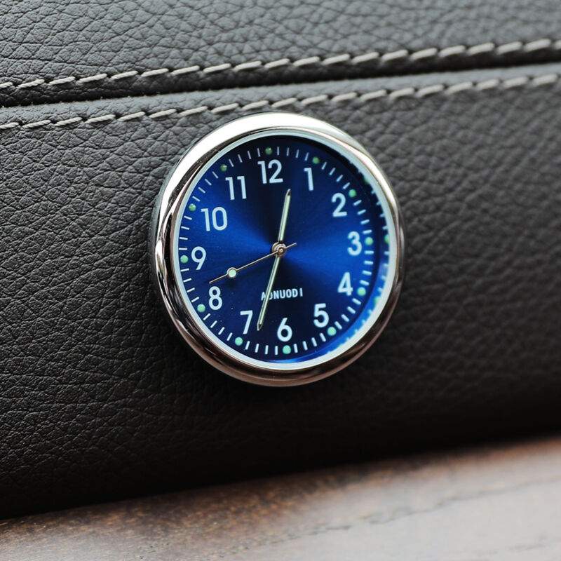 Auto uhr Auto Armaturenbrett Uhr Dashboard Uhr Mini Fahrzeug Armaturenbrett Uhr für Auto Universal kleine leuchtende Auto Lüftungsschlitze,Car Clock