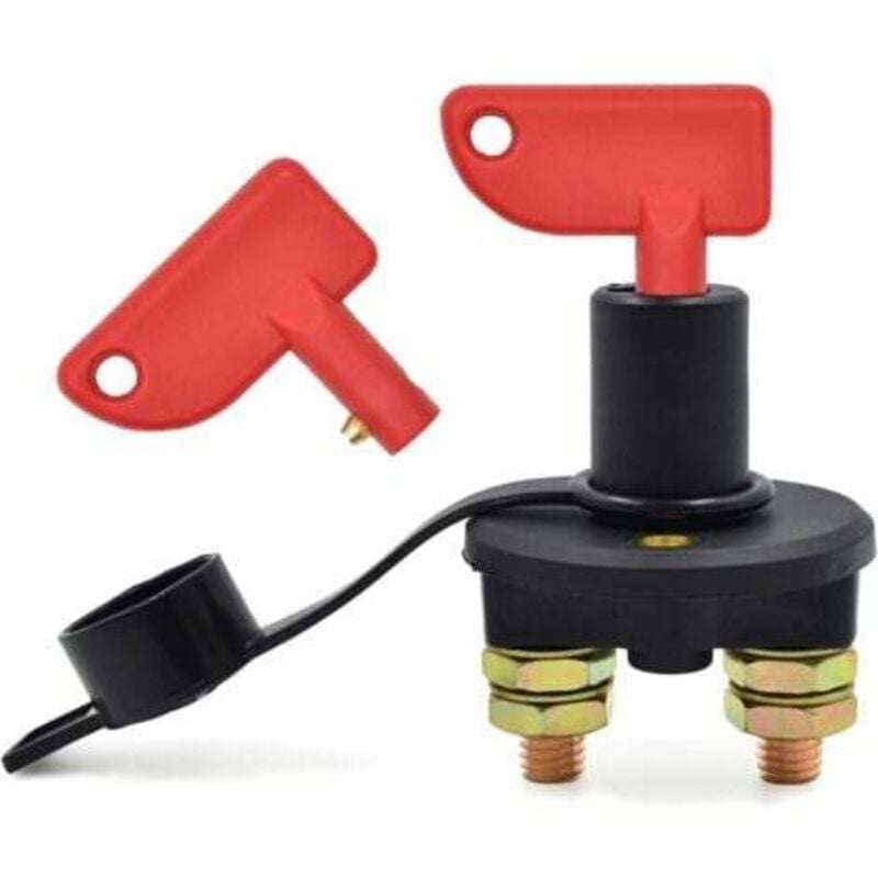 Autobatterie-Trennschalter, 12/24 V, 400 A, max. Trennschalter, Not-Aus-Schalter für Autos, Batterieschutzschalter für LKW, Boote, Fahrzeuge