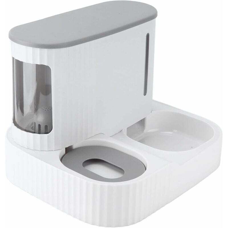 Automatischer Futterautomat für Haustiere, 2-in-1-Gerät für Hunde und Katzen, robust und langlebig, mit Futter- und Wasserspender für Katzen und Hunde