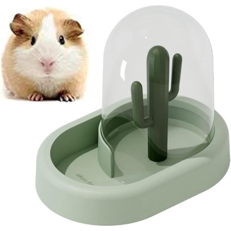 Automatischer Hamsterfutterspender, Futterspender für Hamster, Meerschweinchen, Chinchillas, Frettchen, Kleintiere (Grün)