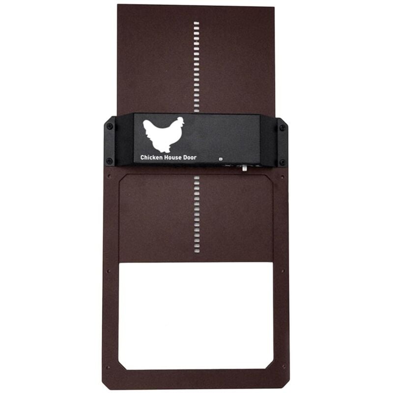 Automatischer Hühnerstall-Türöffner mit Lichtsensor Tierbedarf Geflügelbedarf für den Garten