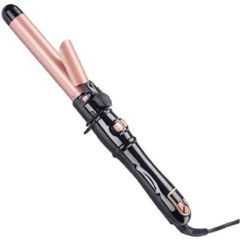 Automatischer Lockenstab, Automatischer Lockenstab, Automatischer Lockenstab, Keramikbeschichtung, 32 mm, 100–221 °C, Perfekte Locken (Roségold)
