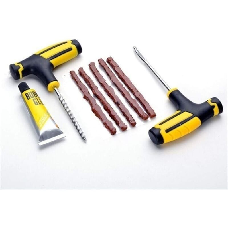 Gabrielle - Auto/Motorrad Reifen Reparatur Kit Stecker Tubeless Reifen Punktion Reparatur Werkzeug Auto/Motorrad Zubehör