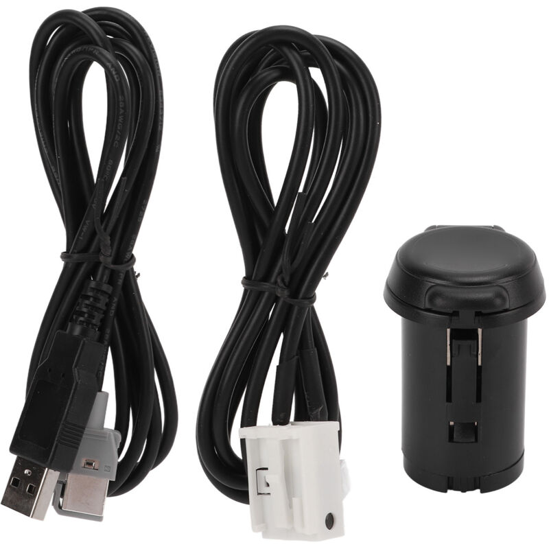 Autoradio-Kabelbaum-Adapter-Anschlussset, Stereo-USB-Stecker, Autoradio-Adapter mit ABS-USB-Anschlusskabel für 206 207 307.