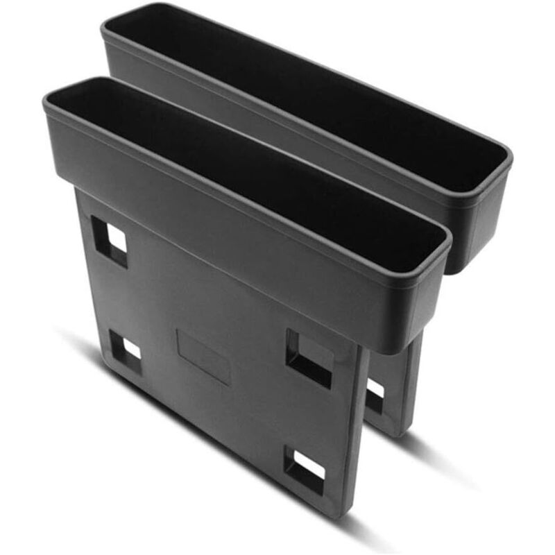 Autositz-Aufbewahrungsbox, 2-teilig, seitliche Autositz-Organizer-Box, zur Aufbewahrung von Autogegenständen, Handys usw.