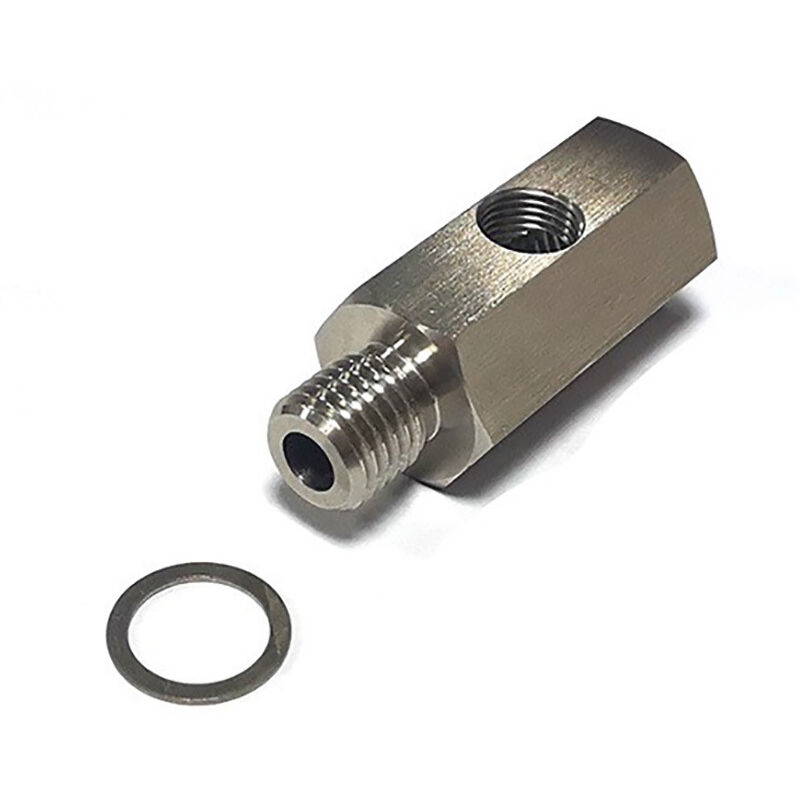 Cyslmuk - Autoteile M12-T-Stück auf 1/8NPT-Seitenloch-Hydraulikstecker-Adapter-Durchmesser-Änderungsschraube