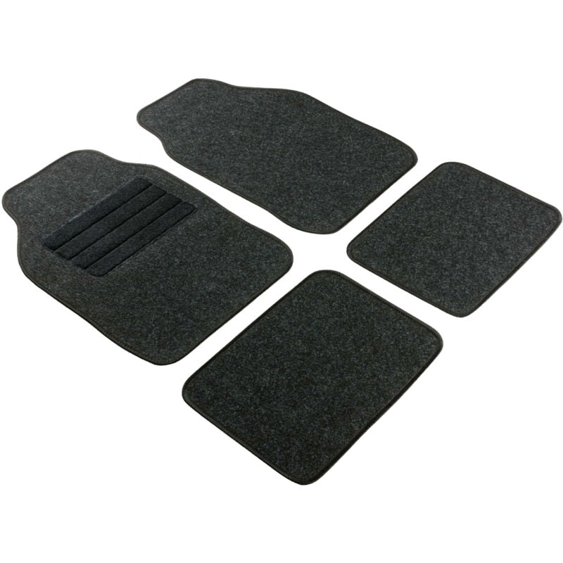 Walser - Universal Fußmatten Regio Komplett-Set anthrazit schwarz Fußmattenset